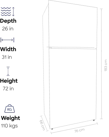 DTM 7650 gd Dimensions