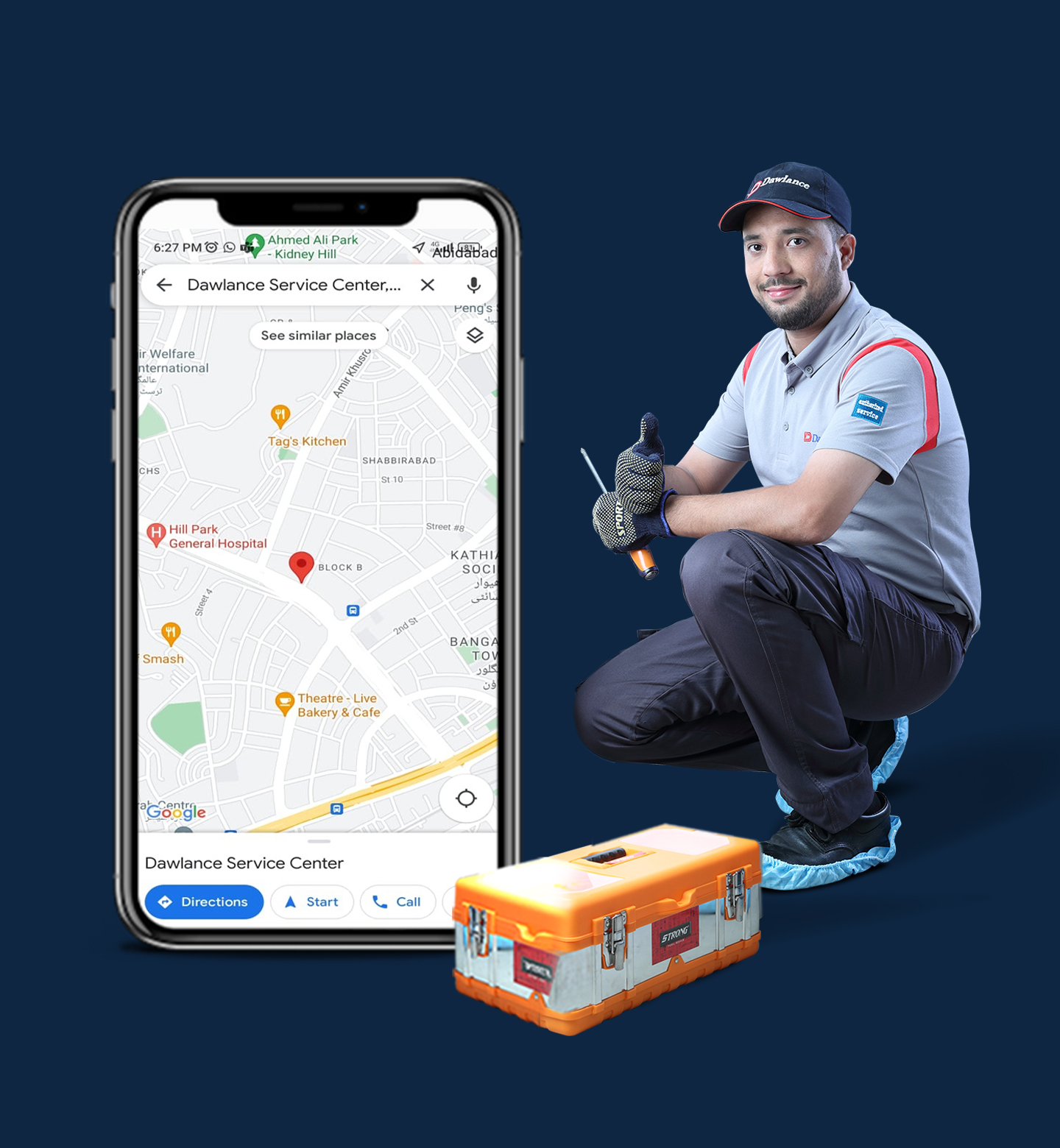 Service Finder I Dawlance