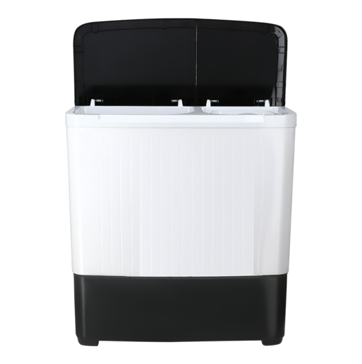 DW 6550 GLASS LID (BLACK/GREY) Twin Tub Washing Machine