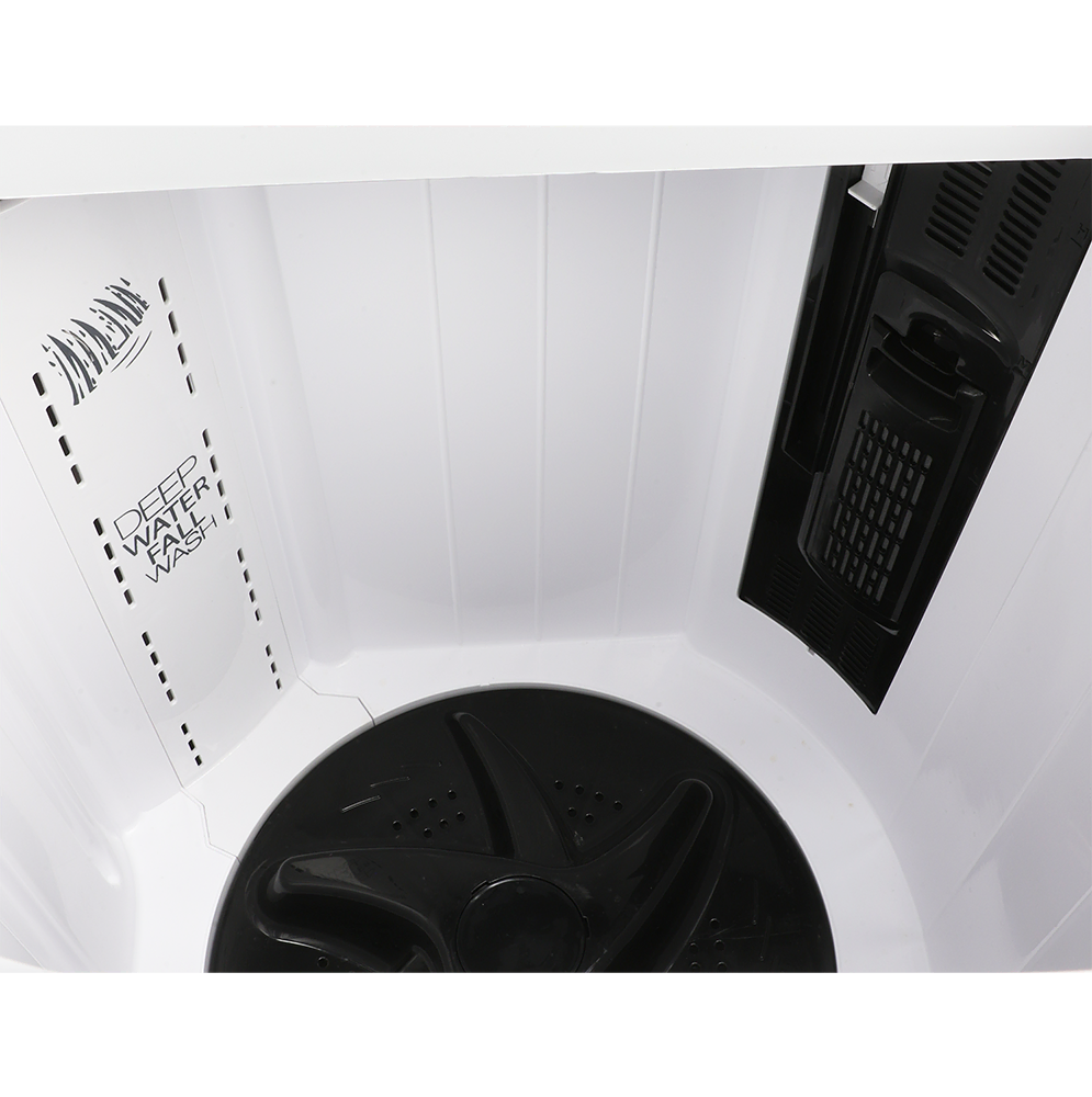 DW 6550 GLASS LID (BLACK/GREY) Twin Tub Washing Machine