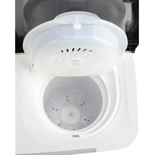 DW 6550 GLASS LID (BLACK/GREY) Twin Tub Washing Machine