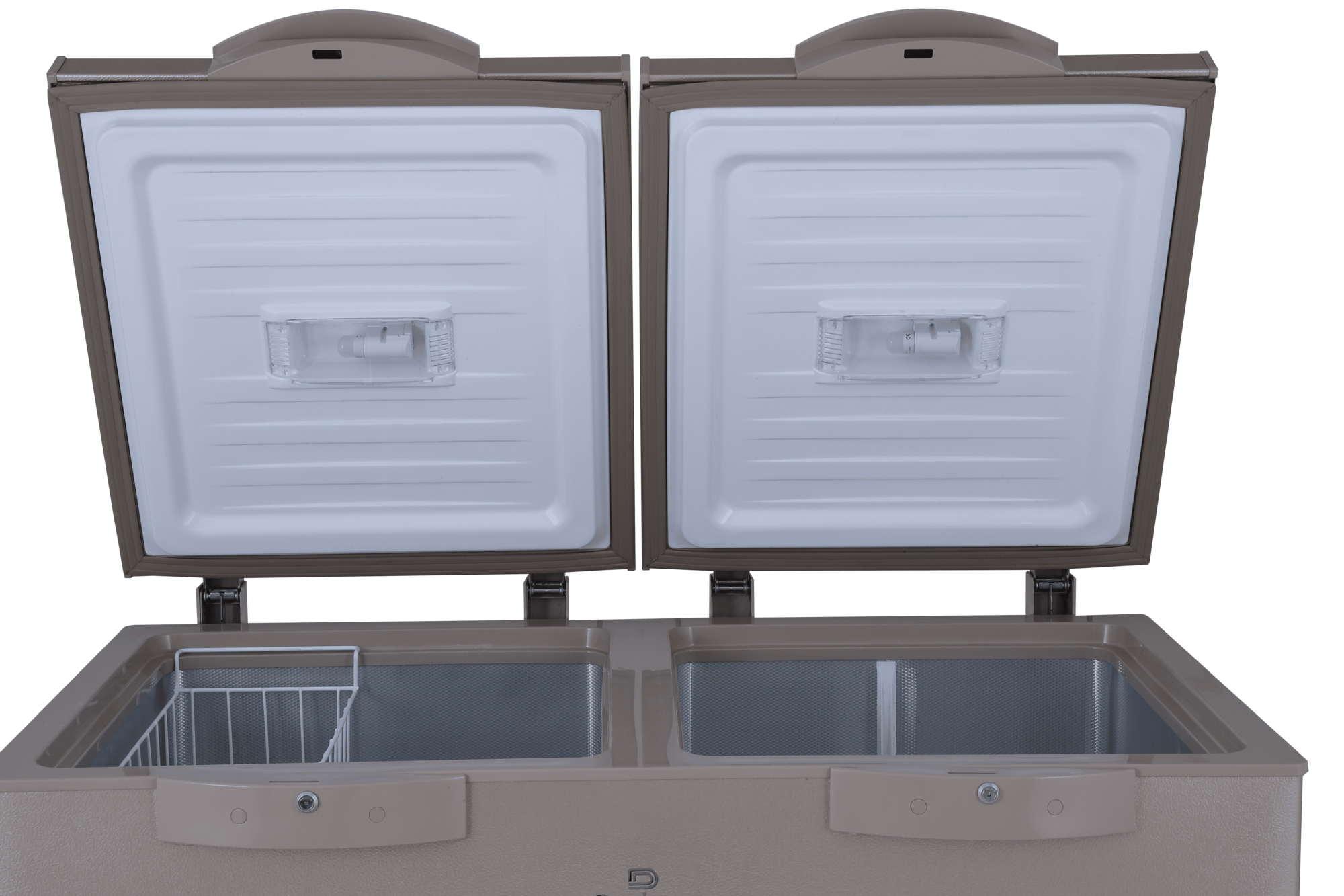 91998 Signature LVS Champagne Twin Door Freezer Refrigerators and