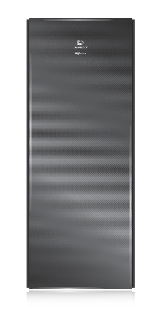 1035WB Glass Door Honey Comb Black Vertical Freezer Refrigerators