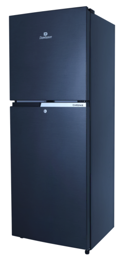 REF 9169WB CHROME HAIRLINE BLACK Double Door Refrigerator