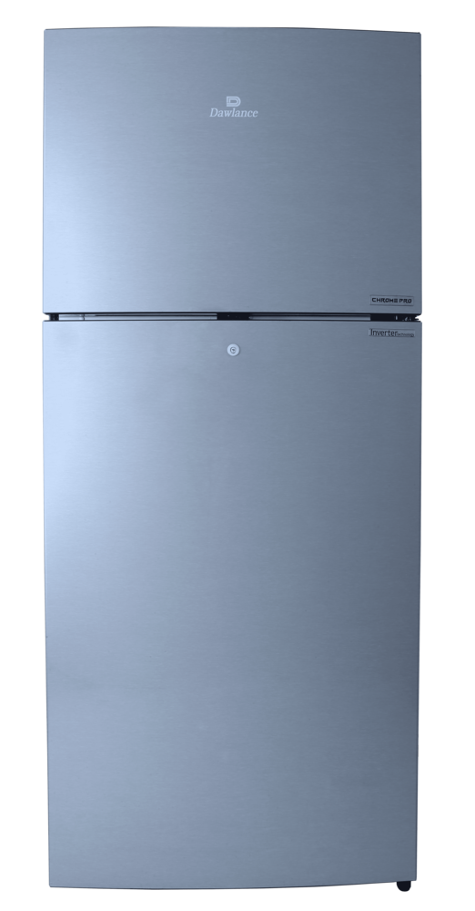 9193LF Chrome Pro Hairline Silver Double Door Refrigerator