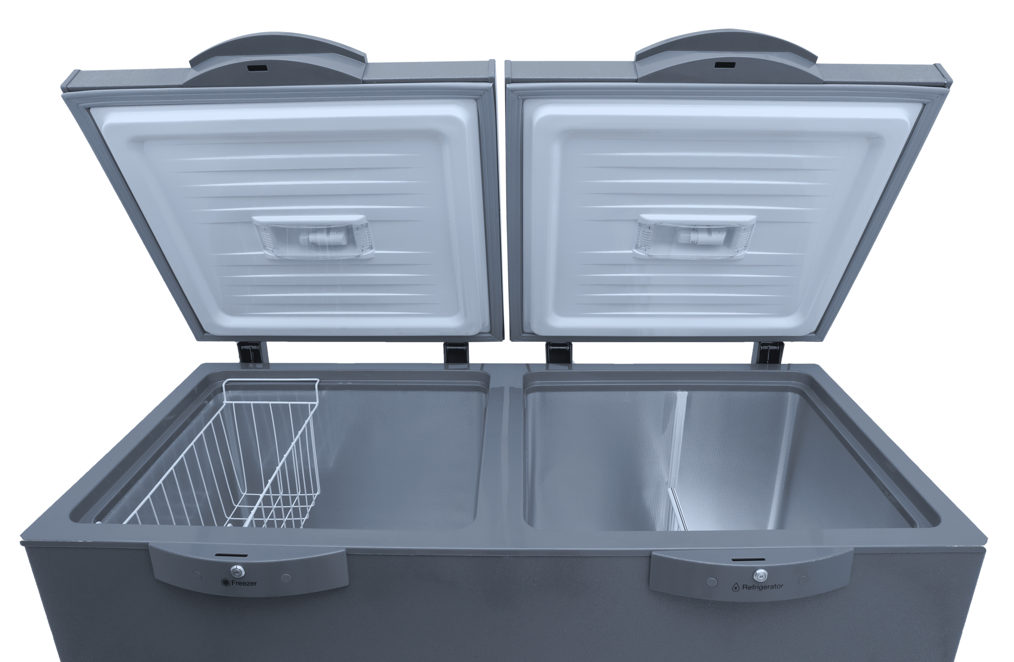 91997 Signature Inverter Grey Twin Door Freezer Refrigerators and