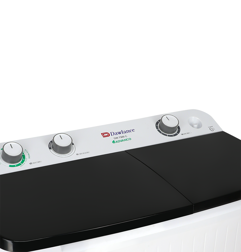 DW 7500 TWIN TUB CLEAR LID (WHITE) 