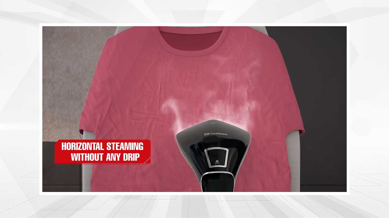 Horizontal Steaming without any drip